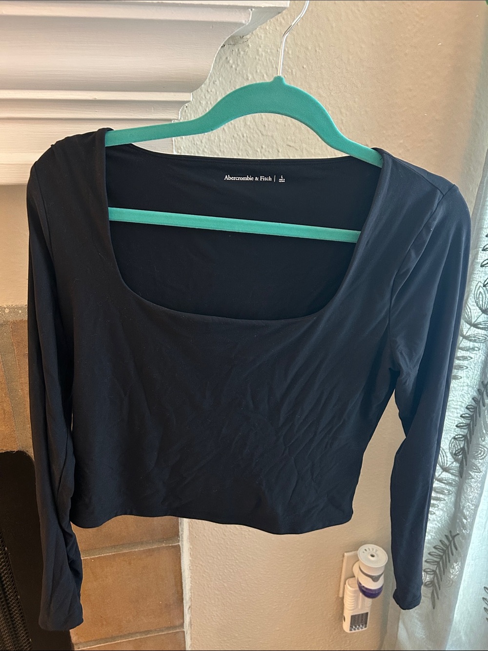 A&F Square Neck Crop Top